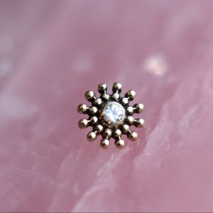 Sacred Symbols Jewelry - Sacred Symbols YG Burst with White Swarovski Sacred Symbols Jewelry - Sacred Symbols YG Burst with White Swarovski